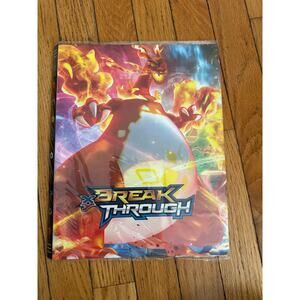 Pokemon XY Breakthrough Mega Charizard Binder Ultra Pro 9 Pocket Album NEW Seal